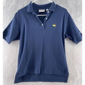 Masters Collection Shirt Womens Sz S Golf Tournament Short Sleeve Polo Blue